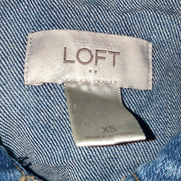 🍄CROPPED DENIM JACKET LOFT 🍄 - Picture 10 of 10